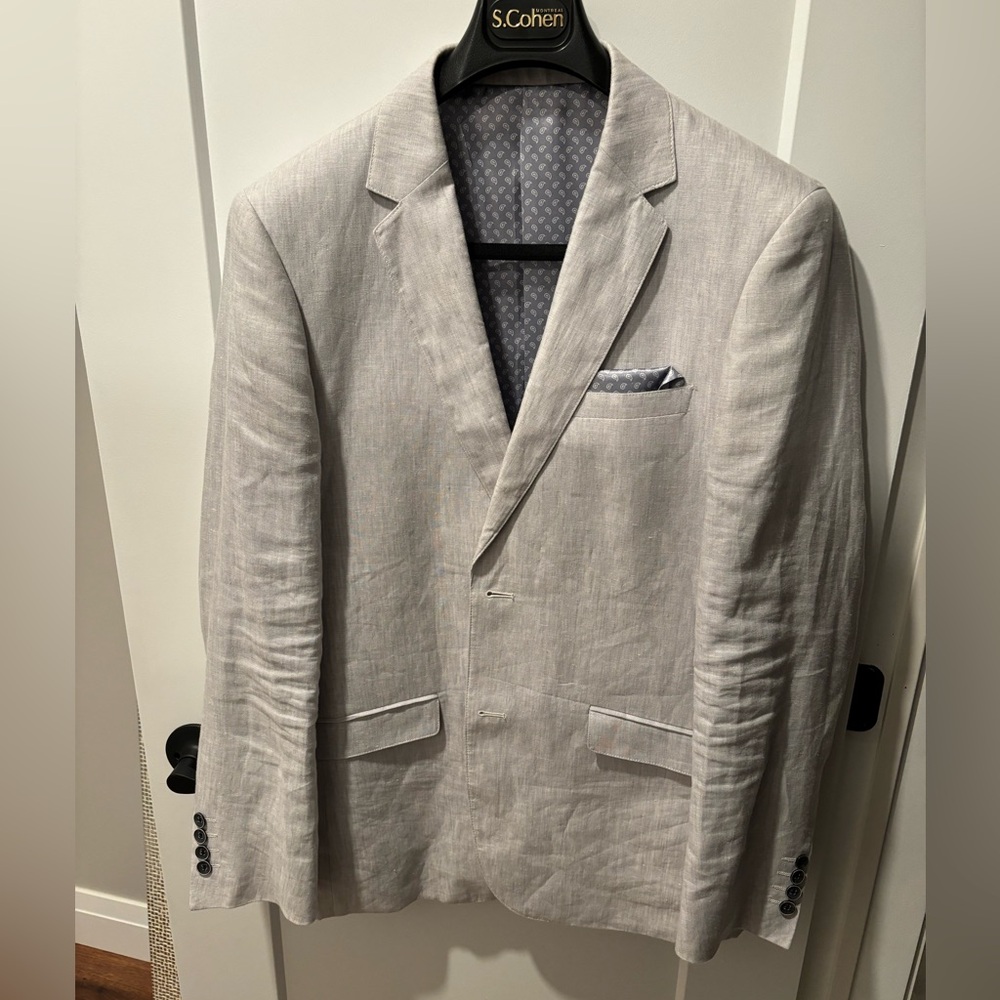 Men’s Strauss Blazer - Size 38R - Light Grey